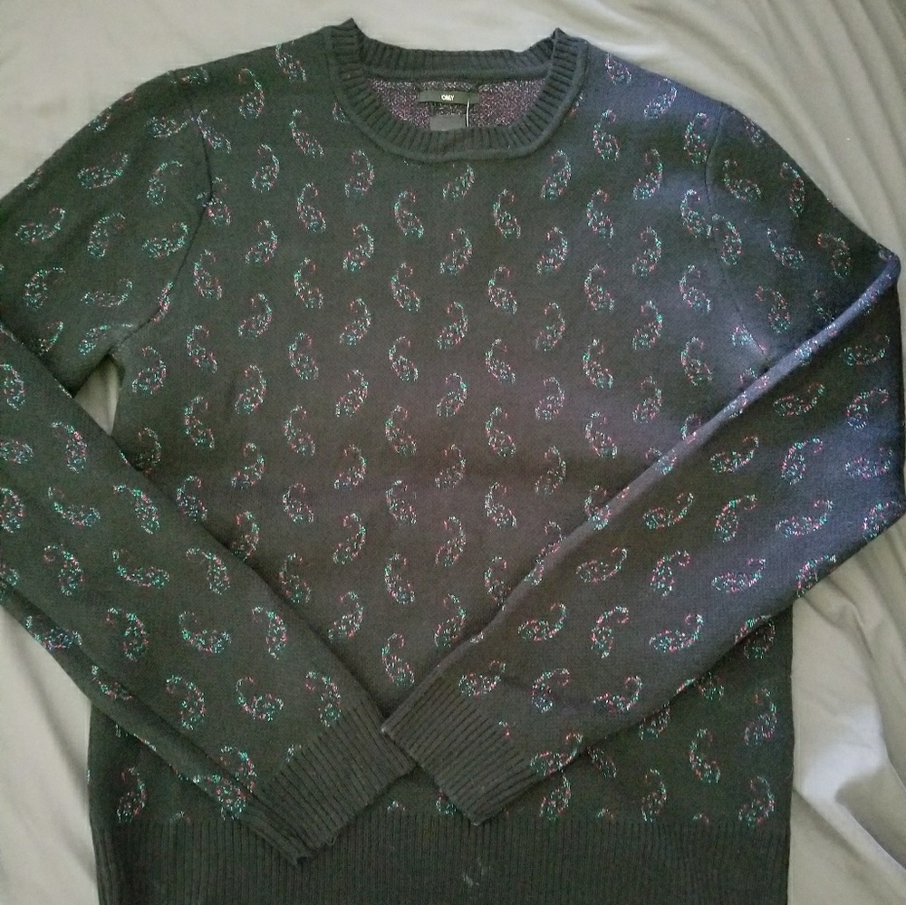 OBEY reversible sweater, M, NWOT